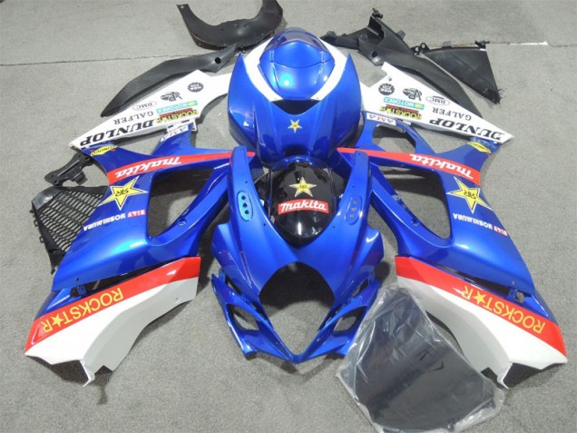 Inexpensive 2007-2008 Blue Rockstar Suzuki GSXR1000 Motorcycle Fairings Kits Inexpensive 2007-2008 Blue Rockstar Suzuki GSXR1000 Motorcycle Fairings Kits