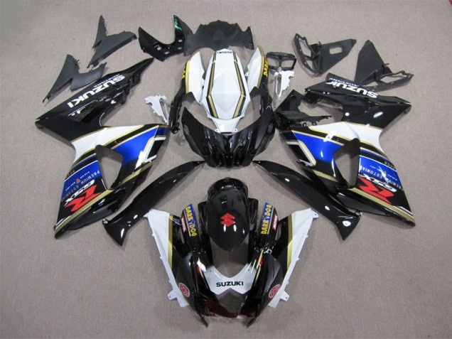 Inexpensive 2009-2016 Black Blue White Dark Dog Suzuki GSXR1000 Motorcycle Bodywork Inexpensive 2009-2016 Black Blue White Dark Dog Suzuki GSXR1000 Motorcycle Bodywork