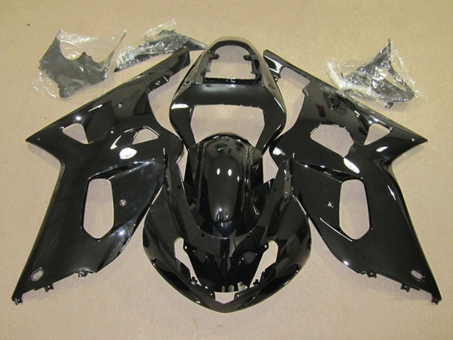 Inexpensive 2001-2003 Black Suzuki GSXR600 Motorcycle Fairings Kit Inexpensive 2001-2003 Black Suzuki GSXR600 Motorcycle Fairings Kit