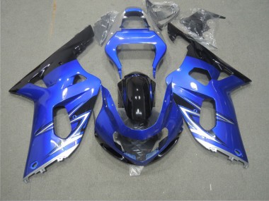 Inexpensive 2001-2003 Blue Suzuki GSXR600 Motorcycle Fairing