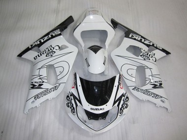 Inexpensive 2001-2003 White Black Corona Extra Suzuki GSXR600 Bike Fairings