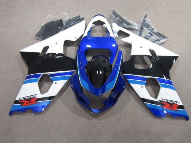 Inexpensive 2004-2005 Blue White Suzuki GSXR600 Motor Fairings Inexpensive 2004-2005 Blue White Suzuki GSXR600 Motor Fairings
