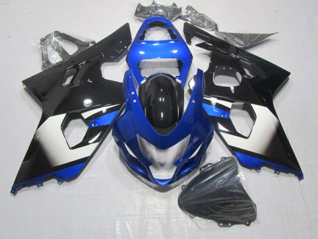 Inexpensive 2004-2005 Black Blue Suzuki GSXR600 Motorcylce Fairings Inexpensive 2004-2005 Black Blue Suzuki GSXR600 Motorcylce Fairings