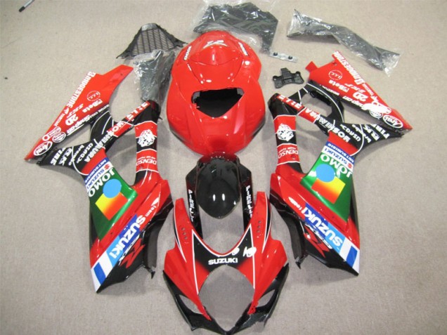Inexpensive 2004-2005 Red Black Suzuki GSXR600 Motorcycle Fairing Kit Inexpensive 2004-2005 Red Black Suzuki GSXR600 Motorcycle Fairing Kit