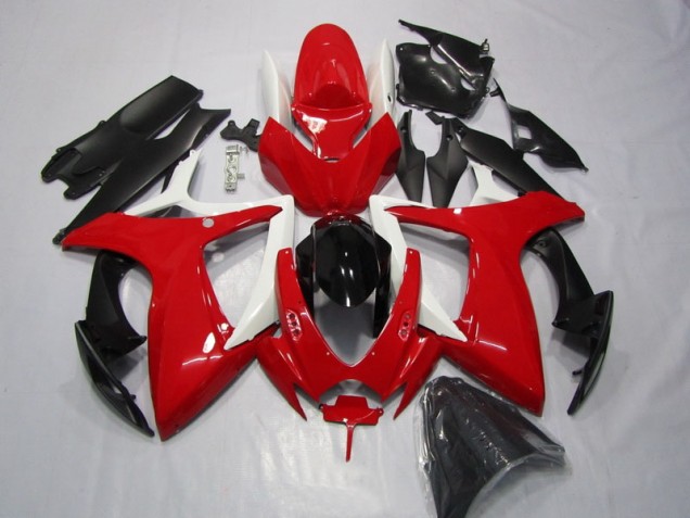 Inexpensive 2006-2007 Red Black Suzuki GSXR600 Motorcycle Replacement Fairings Inexpensive 2006-2007 Red Black Suzuki GSXR600 Motorcycle Replacement Fairings