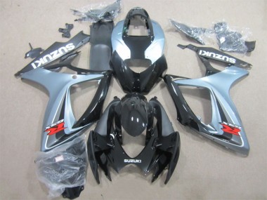 Inexpensive 2006-2007 Black Grey Suzuki GSXR600 Motor Fairings