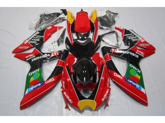 Inexpensive 2008-2010 Red Black Jomo Suzuki GSXR600 Motorbike Fairing Kits Inexpensive 2008-2010 Red Black Jomo Suzuki GSXR600 Motorbike Fairing Kits