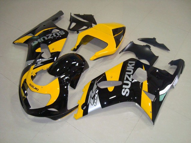 Inexpensive 2001-2003 Yellow Black Suzuki GSXR750 Bike Fairing Inexpensive 2001-2003 Yellow Black Suzuki GSXR750 Bike Fairing