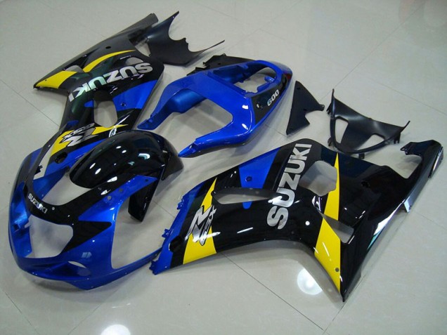 Inexpensive 2001-2003 Blue Black Suzuki GSXR750 Motorbike Fairing Kits Inexpensive 2001-2003 Blue Black Suzuki GSXR750 Motorbike Fairing Kits