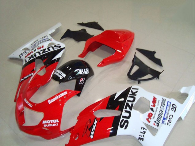 Inexpensive 2001-2003 Red White Motul Suzuki GSXR750 Motorcycle Replacement Fairings Inexpensive 2001-2003 Red White Motul Suzuki GSXR750 Motorcycle Replacement Fairings