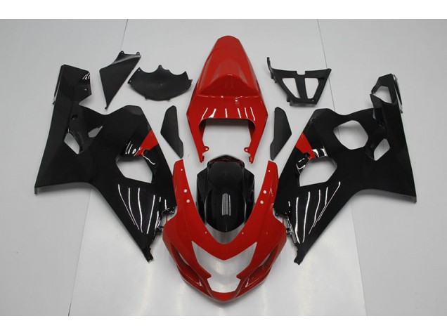 Inexpensive 2004-2005 Red Black Suzuki GSXR750 Motorcylce Fairings Inexpensive 2004-2005 Red Black Suzuki GSXR750 Motorcylce Fairings