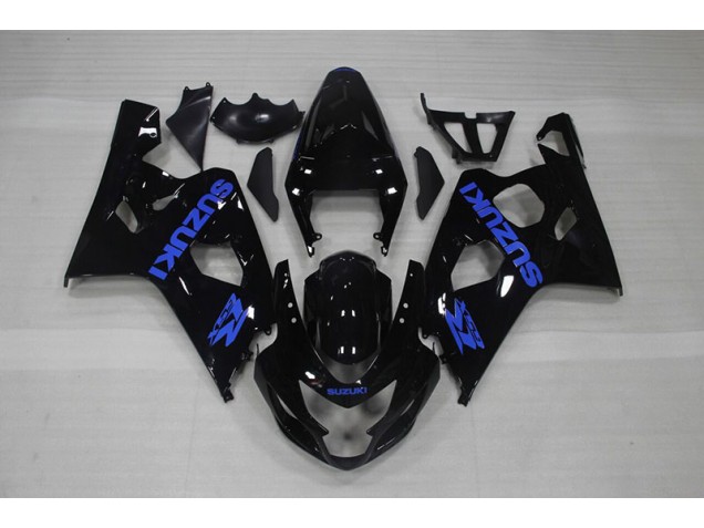 Inexpensive 2004-2005 Black Blue Decal Suzuki GSXR750 Motorcycle Fairing Kits Inexpensive 2004-2005 Black Blue Decal Suzuki GSXR750 Motorcycle Fairing Kits