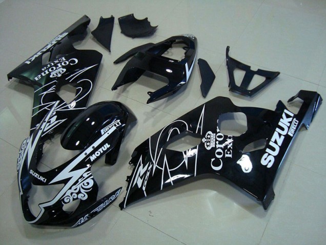 Inexpensive 2004-2005 White Corona Extra Motul Suzuki GSXR750 Motorbike Fairing Inexpensive 2004-2005 White Corona Extra Motul Suzuki GSXR750 Motorbike Fairing