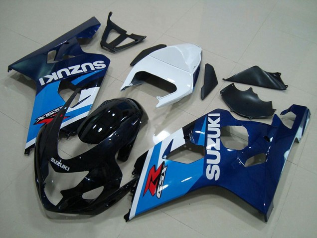 Inexpensive 2004-2005 Blue White Suzuki GSXR750 Motorbike Fairing Inexpensive 2004-2005 Blue White Suzuki GSXR750 Motorbike Fairing