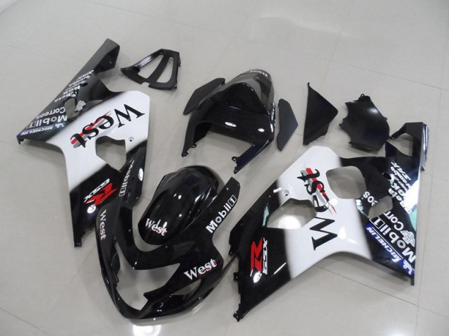 Inexpensive 2004-2005 Black West Suzuki GSXR750 Bike Fairing Kit Inexpensive 2004-2005 Black West Suzuki GSXR750 Bike Fairing Kit