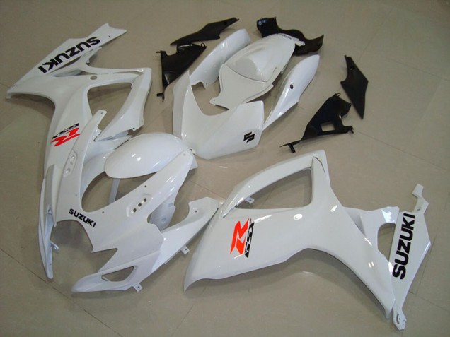 Inexpensive 2006-2007 White Suzuki GSXR750 Motor Fairings Inexpensive 2006-2007 White Suzuki GSXR750 Motor Fairings