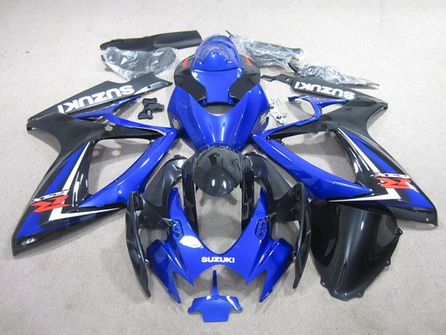 Inexpensive 2006-2007 Blue Black Suzuki GSXR750 Motorbike Fairing Inexpensive 2006-2007 Blue Black Suzuki GSXR750 Motorbike Fairing