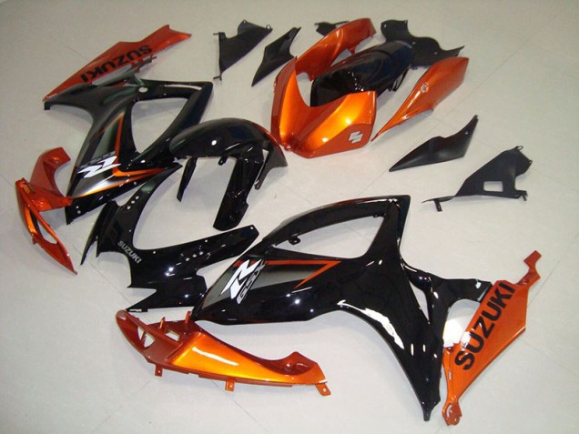 Inexpensive 2006-2007 Black Orange Suzuki GSXR750 Motorbike Fairing Inexpensive 2006-2007 Black Orange Suzuki GSXR750 Motorbike Fairing