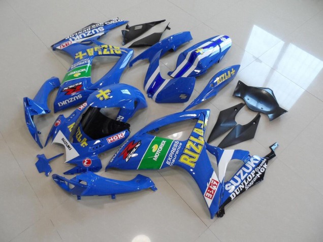 Inexpensive 2006-2007 Blue Yellow Rizla Suzuki GSXR750 Replacement Fairings Inexpensive 2006-2007 Blue Yellow Rizla Suzuki GSXR750 Replacement Fairings