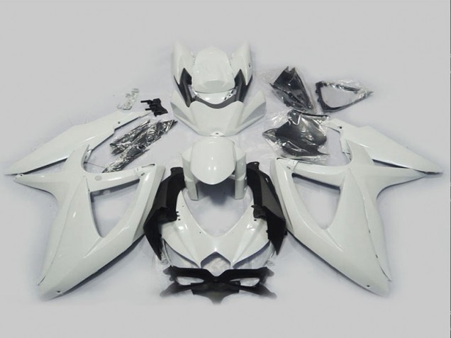 Inexpensive 2008-2010 White Suzuki GSXR750 Motorcycle Fairing Kits Inexpensive 2008-2010 White Suzuki GSXR750 Motorcycle Fairing Kits