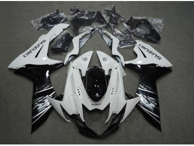 Inexpensive 2011-2021 White Black Suzuki GSXR750 Bike Fairings