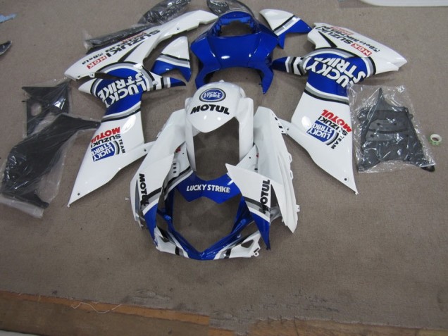 Inexpensive 2011-2021 White Lucky Strike Motul Suzuki GSXR750 Motorbike Fairing Inexpensive 2011-2021 White Lucky Strike Motul Suzuki GSXR750 Motorbike Fairing
