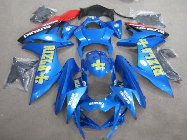 Inexpensive 2011-2021 Blue Yellow Rizla Suzuki GSXR750 Motor Bike Fairings Inexpensive 2011-2021 Blue Yellow Rizla Suzuki GSXR750 Motor Bike Fairings