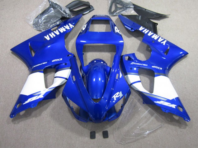 Inexpensive 2002-2003 Blue White Yamaha YZF R1 Bike Fairing Inexpensive 2002-2003 Blue White Yamaha YZF R1 Bike Fairing