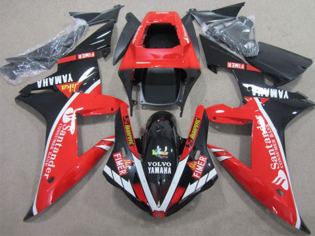 Inexpensive 2002-2003 Red Black Santander Yamaha YZF R1 Motorcycle Fairings Kits Inexpensive 2002-2003 Red Black Santander Yamaha YZF R1 Motorcycle Fairings Kits