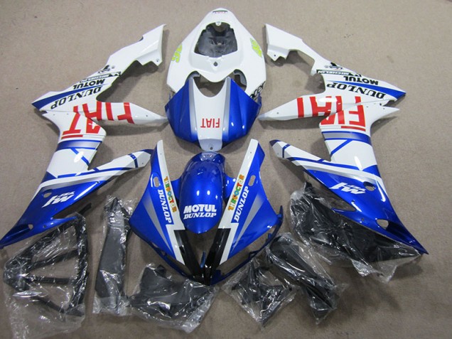Inexpensive 2004-2006 Blue White Motul Fiat Yamaha YZF R1 Motorbike Fairing Kits Inexpensive 2004-2006 Blue White Motul Fiat Yamaha YZF R1 Motorbike Fairing Kits