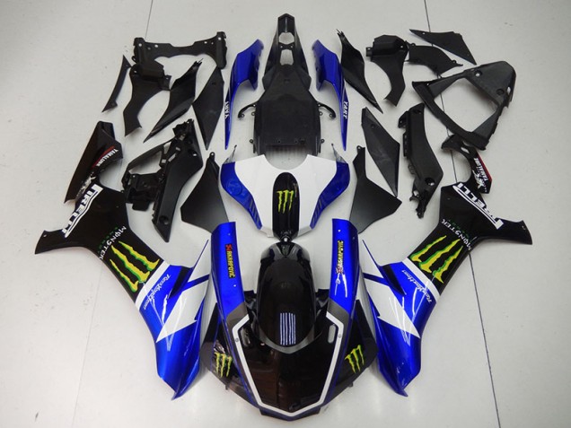 Inexpensive 2015-2019 Blue Black Monster Yamaha YZF R1 Motorbike Fairings Inexpensive 2015-2019 Blue Black Monster Yamaha YZF R1 Motorbike Fairings