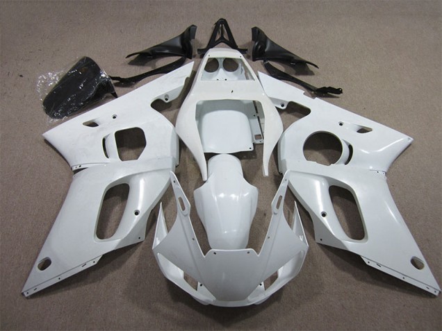 Inexpensive 1998-2002 White Yamaha YZF R6 Motorcycle Replacement Fairings Inexpensive 1998-2002 White Yamaha YZF R6 Motorcycle Replacement Fairings