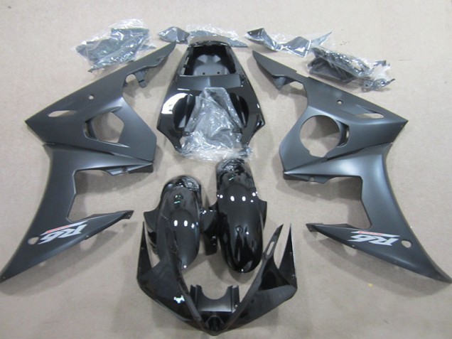 Inexpensive 2003-2005 Black Yamaha YZF R6 Bike Fairing Kit Inexpensive 2003-2005 Black Yamaha YZF R6 Bike Fairing Kit