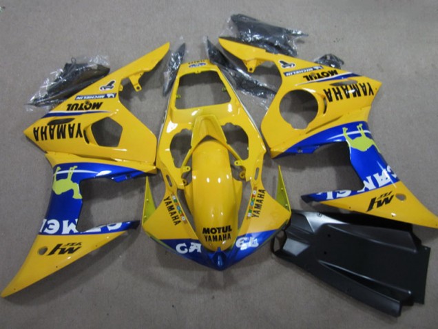 Inexpensive 2003-2005 Yellow Motul Yamaha YZF R6 Motorcycle Fairing Kits Inexpensive 2003-2005 Yellow Motul Yamaha YZF R6 Motorcycle Fairing Kits