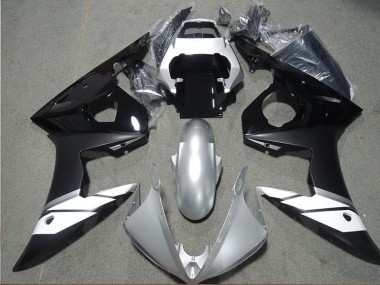 Inexpensive 2003-2005 Black Yamaha YZF R6 Motorcycle Fairing Kit