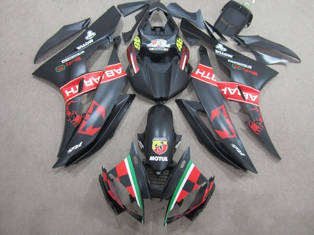 Inexpensive 2006-2007 Black Motul 46 Yamaha YZF R6 Moto Fairings