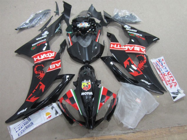 Inexpensive 2008-2016 Black White Motul Yamaha YZF R6 Motorbike Fairing Inexpensive 2008-2016 Black White Motul Yamaha YZF R6 Motorbike Fairing