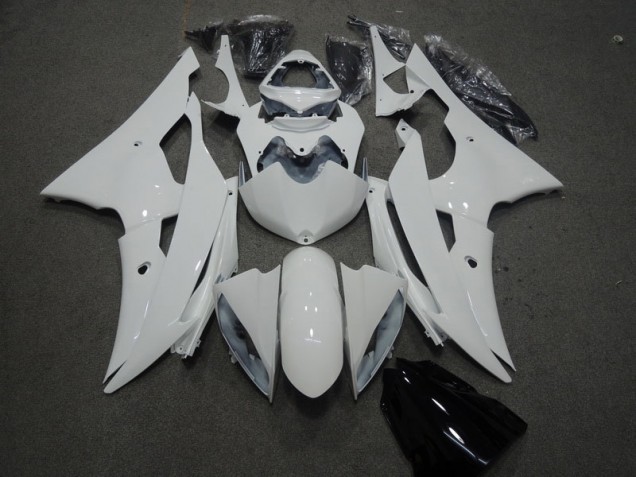 Inexpensive 2008-2016 White Yamaha YZF R6 Motorcyle Fairings Inexpensive 2008-2016 White Yamaha YZF R6 Motorcyle Fairings